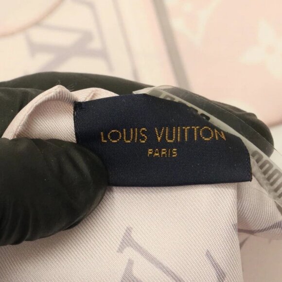 Louis Vuitton Monogram Confidential Silk Bandeau Scarf - Light Pink - Picture 7 of 8